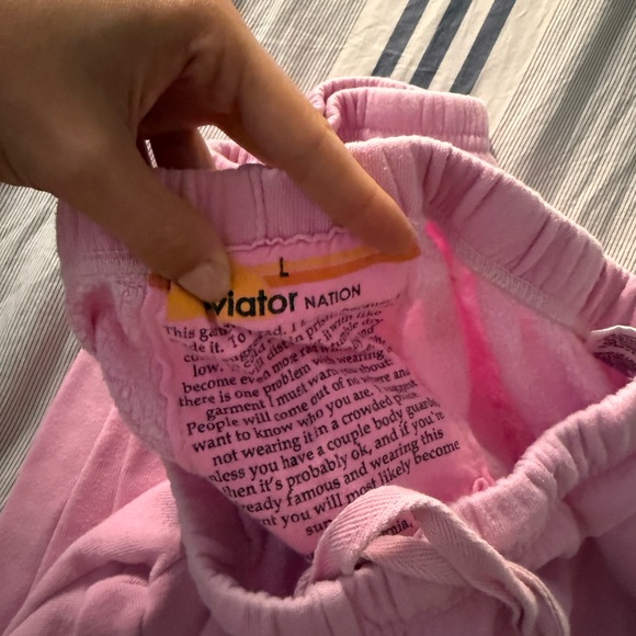 Pink Aviator Nation Sweatpants - Picture 4 of 6